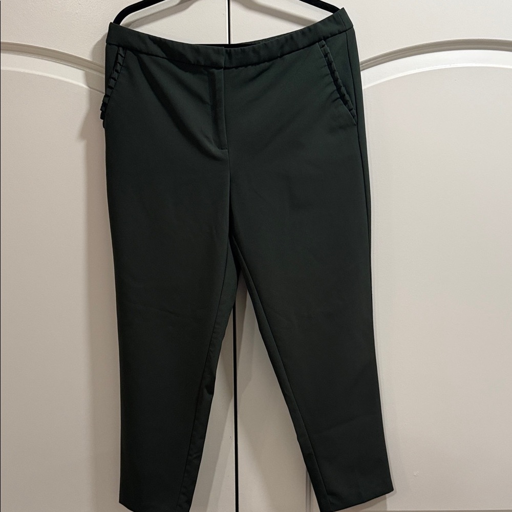 Zac & Rachel Dark Green Ankle Pants